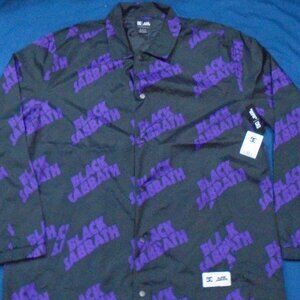 DC Shoes DC X Black Sabbath Coaches Jacket Windbreaker Size XL